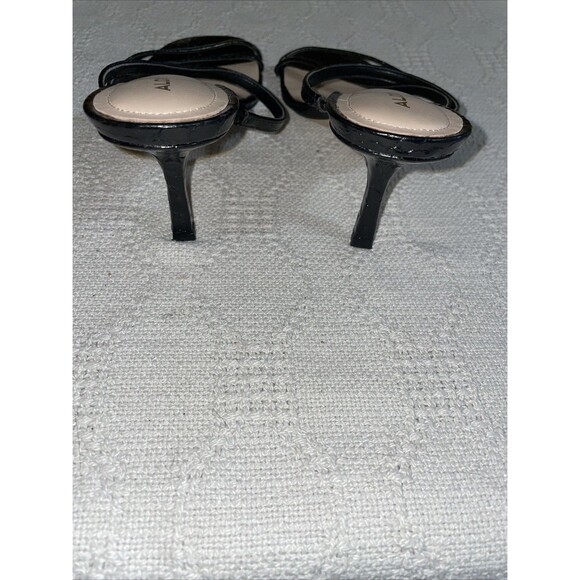 Aldo Women’s Strappy Dress Shoes Size 8 M Black Going Out Party Fun - Picture 10 of 12